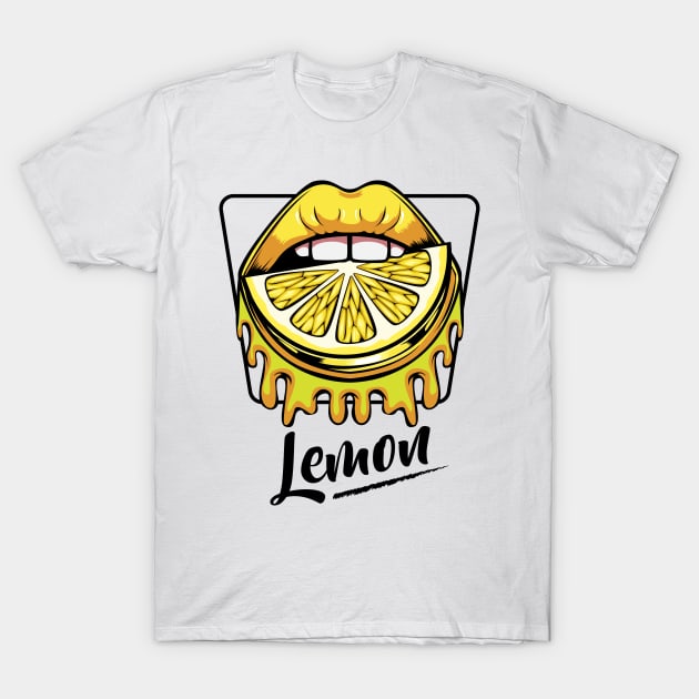 Lemon Fruit T-Shirt by Lumio Gifts